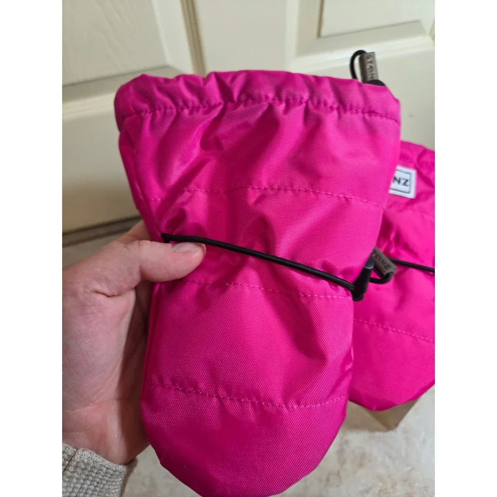 Stonz Baby Mittens Pink Winter Snow Mitts Adjustable 12-24 Months
